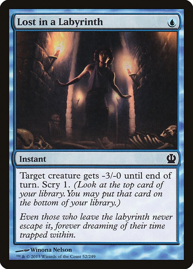Lost in a Labyrinth, Theros Card Art