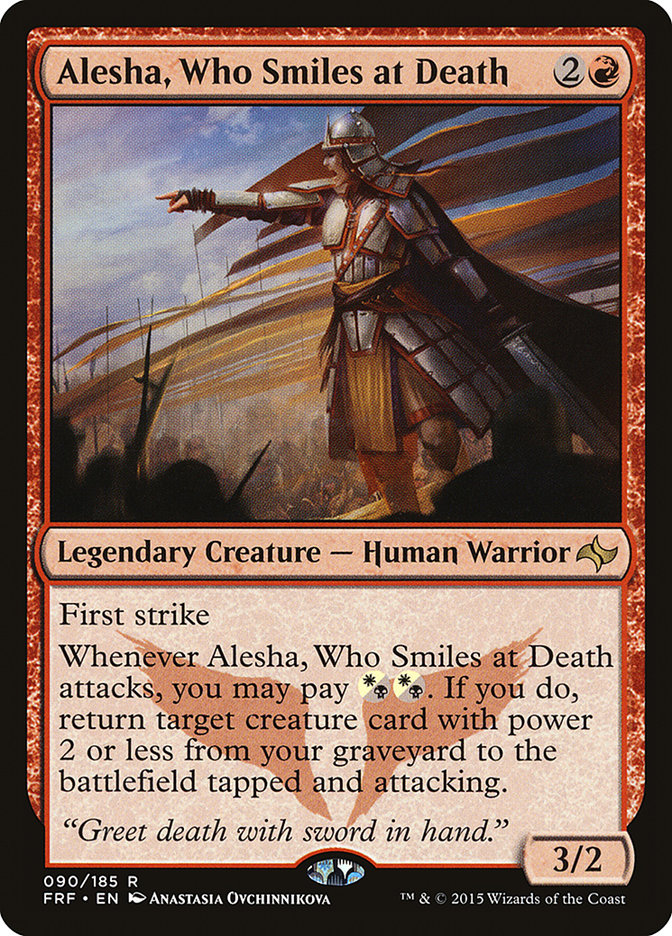 Alesha, Who Smiles at Death, Fate Reforged Card Art