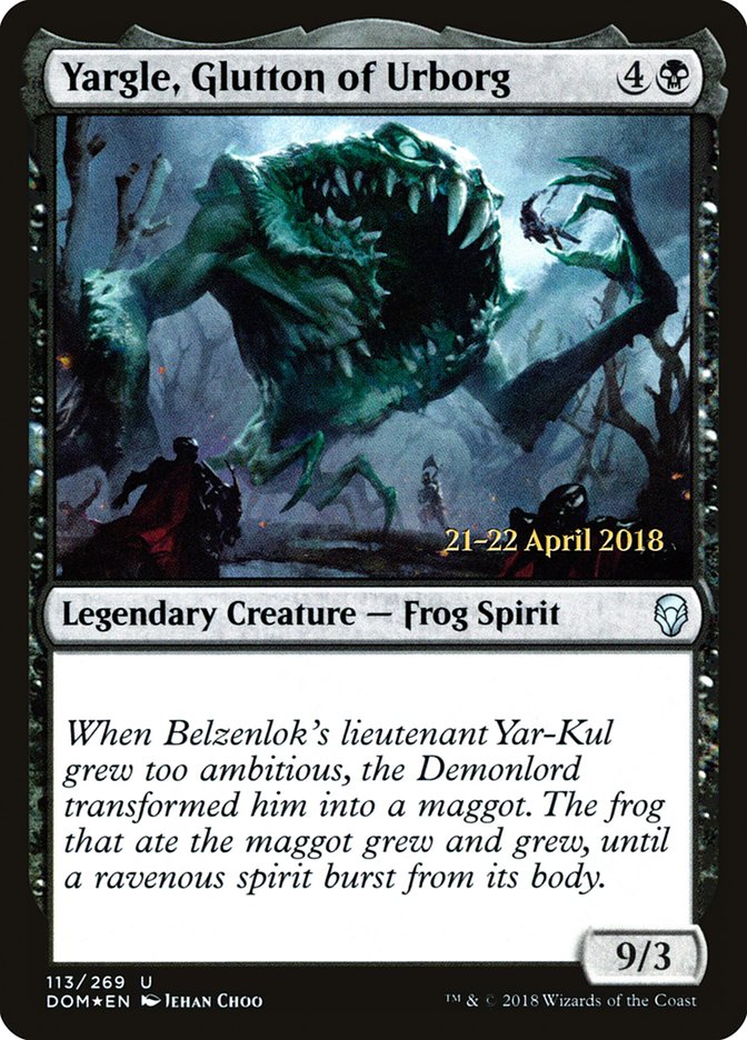 Yargle, Glutton of Urborg, Dominaria promos Card Art