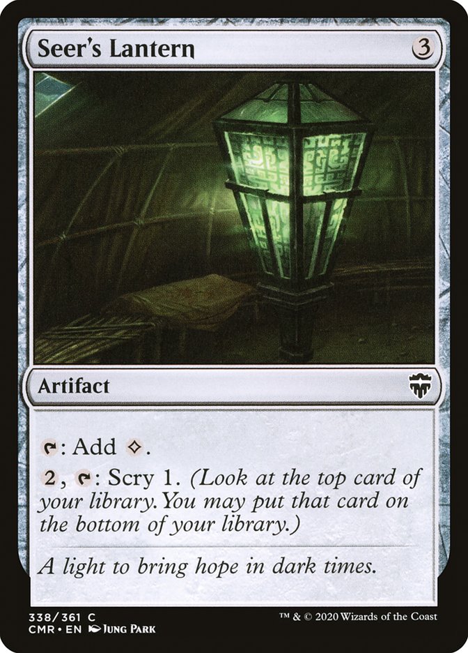 Seer's Lantern, Commander legends Card Art