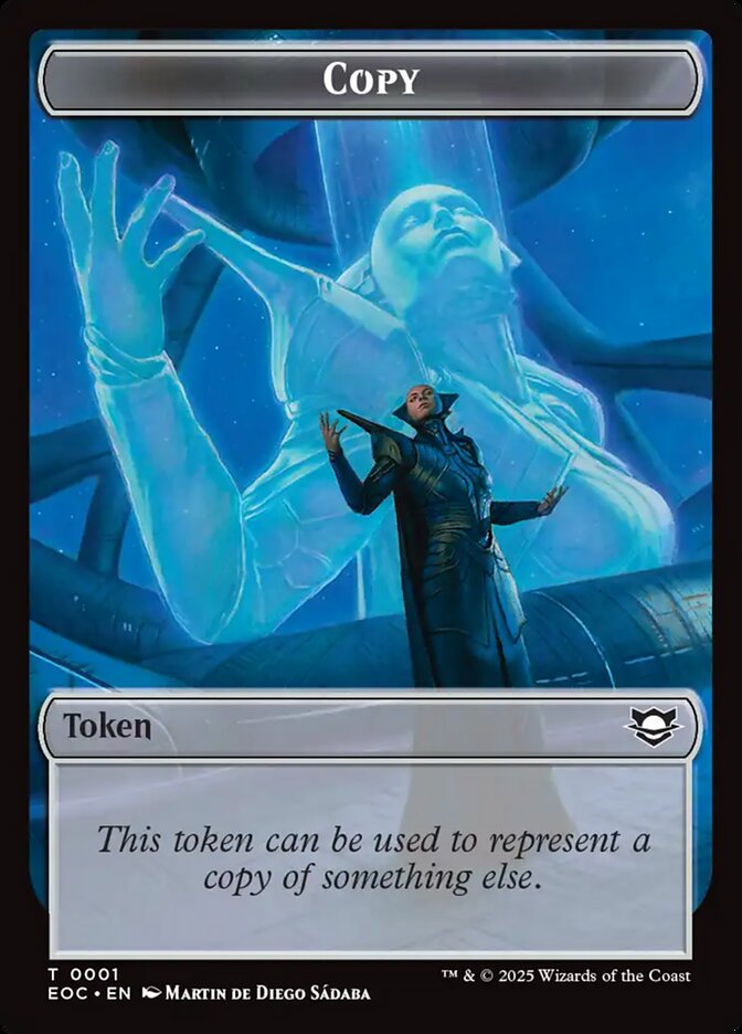Copy, Edge Of Eternities Commander Tokens Card Art