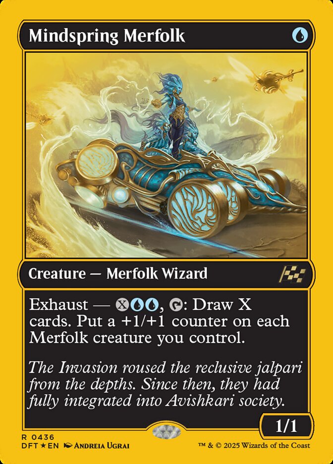 Mindspring Merfolk, Aetherdrift Card Art
