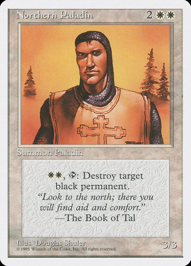 Northern Paladin, Fourth edition Card Art