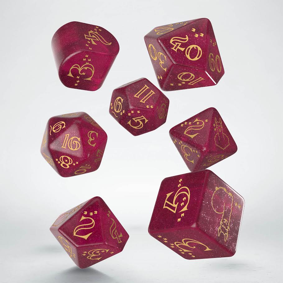 Q Workshop - Dice - RPG Set - Llama: Puffy
