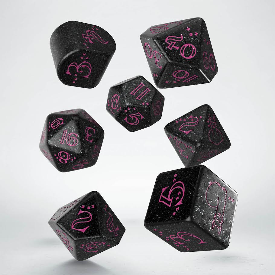 Q Workshop - Dice - RPG Set - Llama: Spitty