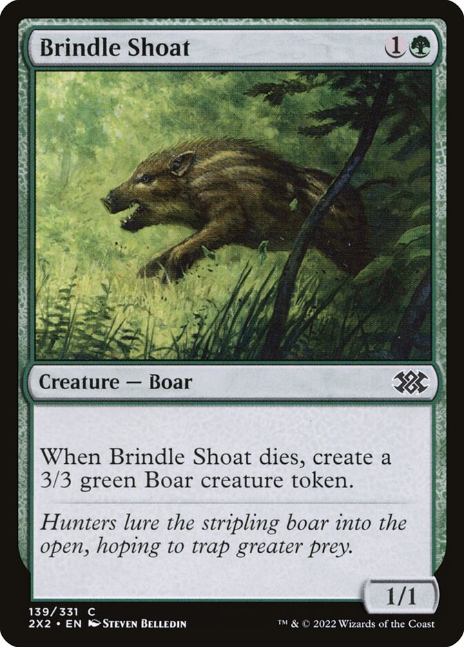 Brindle Shoat, Double masters 2022 Card Art