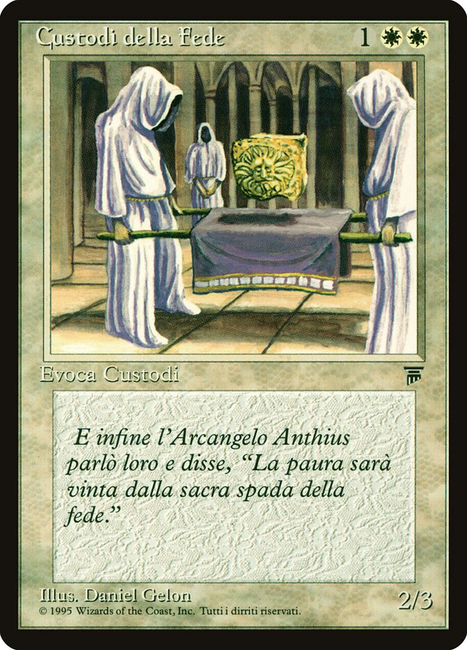 Keepers of the Faith, Legends Card Art
