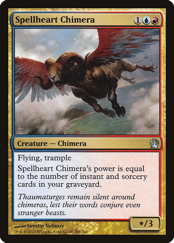 Spellheart Chimera, Theros Card Art