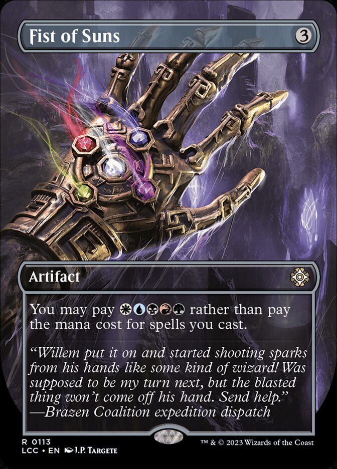 Fist of Suns, The Lost Caverns Of Ixalan Commander Card Art