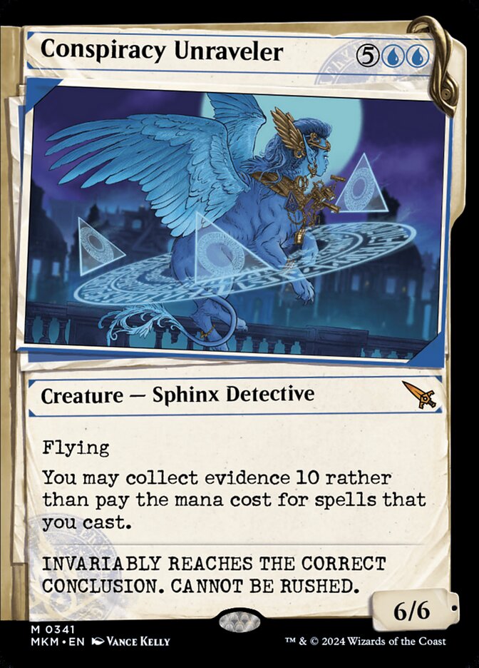 Conspiracy Unraveler, Murders At Karlov Manor Card Art