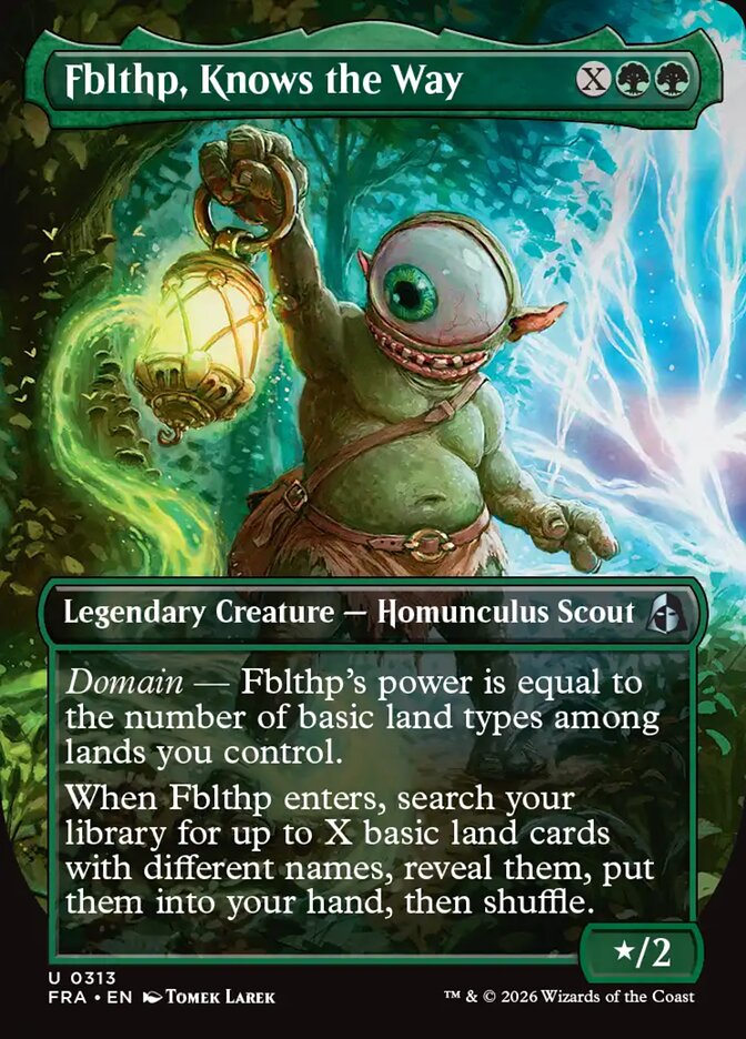 Fblthp, Knows the Way, Reality Fracture Card Art
