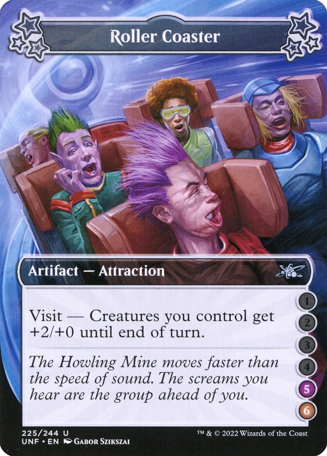 Roller Coaster, Unfinity Card Art