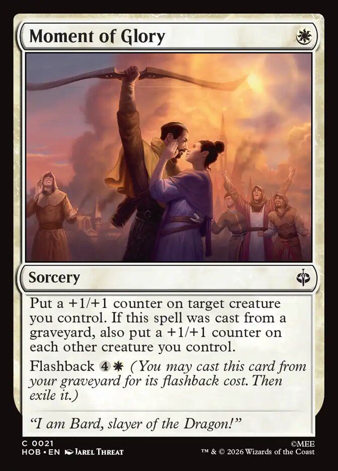 Moment of Glory, The Hobbit Card Art