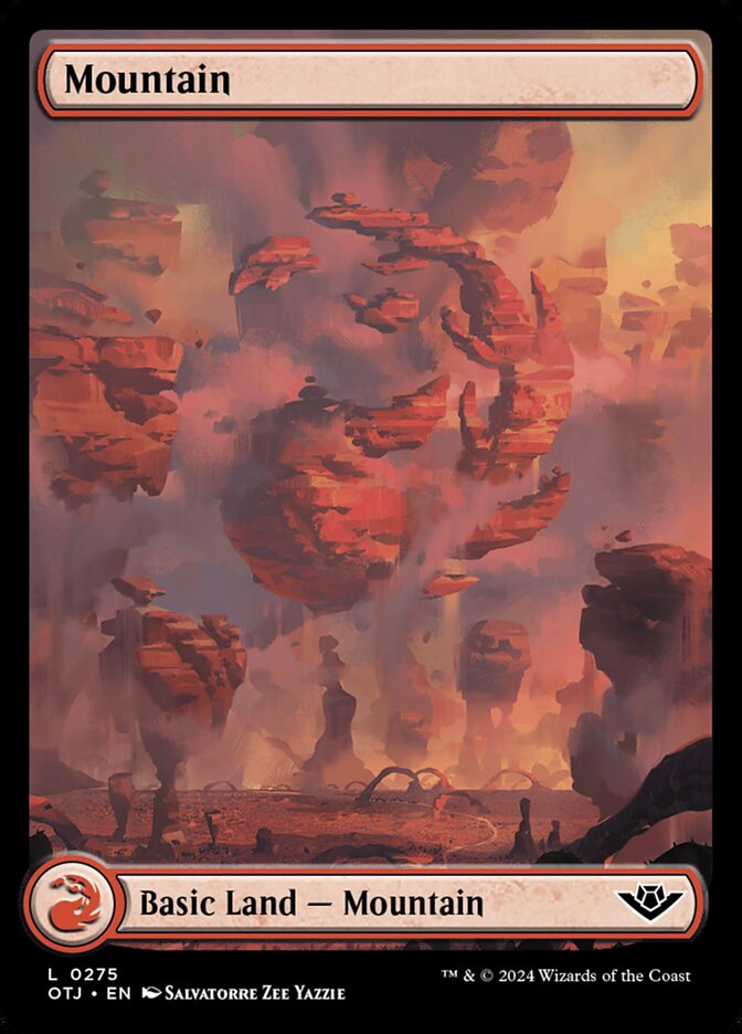 Mountain, Outlaws Of Thunder Junction Card Art