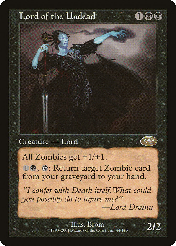Lord of the Undead, Planeshift Card Art