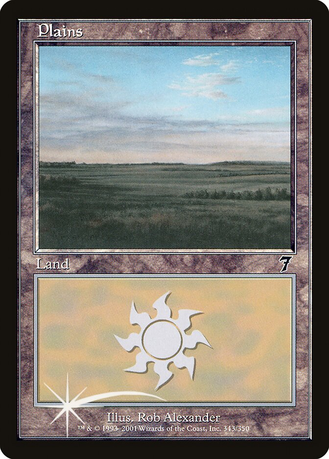 Plains, Seventh Edition Card Art