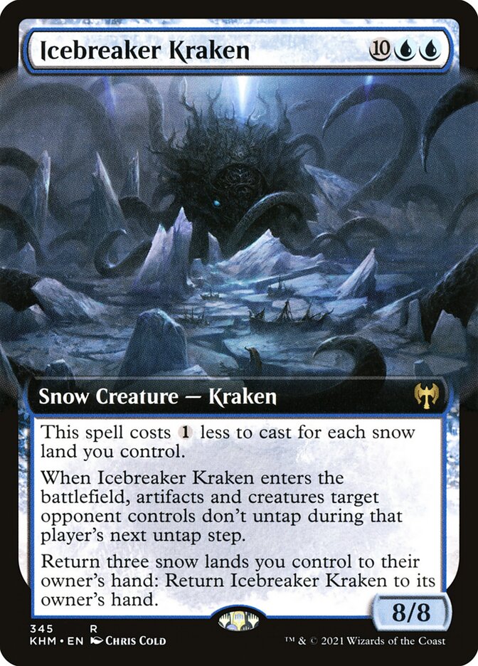 Icebreaker Kraken, Kaldheim Card Art