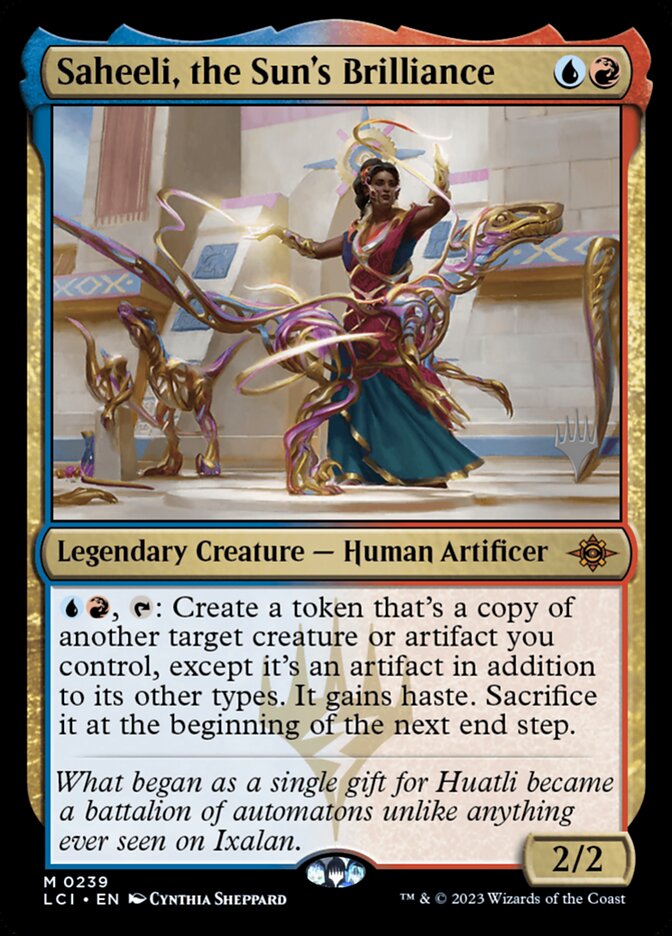 Saheeli, the Sun's Brilliance, The lost caverns of ixalan promos Card Art