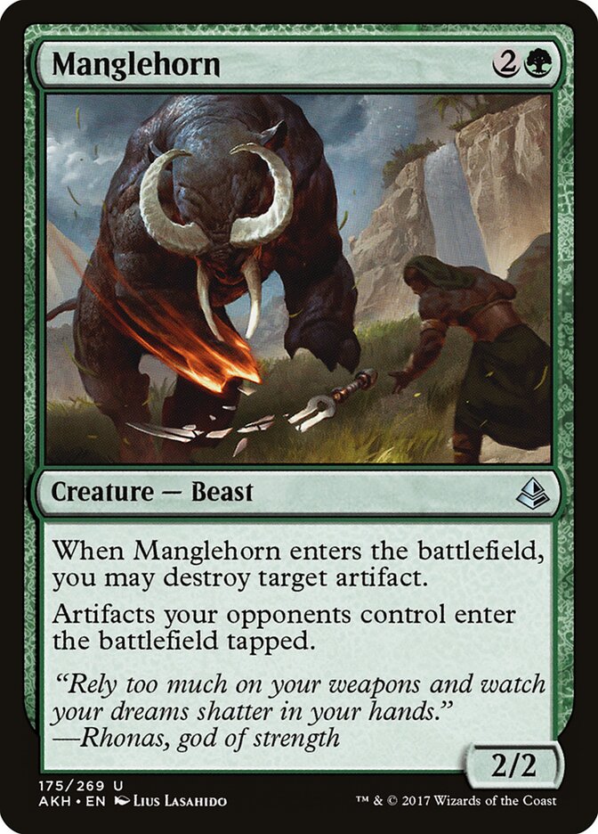 Manglehorn, Amonkhet Card Art