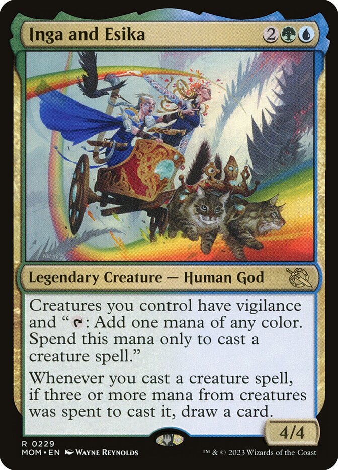 Inga and Esika, March Of The Machine Card Art