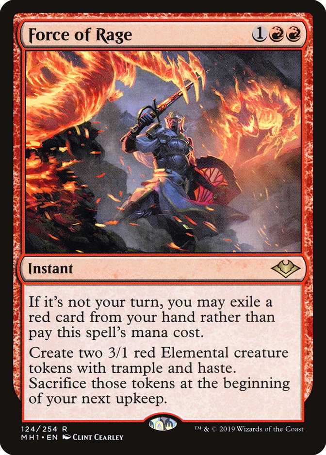 Force of Rage, Modern Horizons Card Art