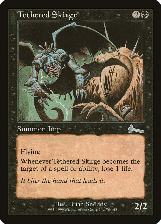 Tethered Skirge, Urza's legacy Card Art