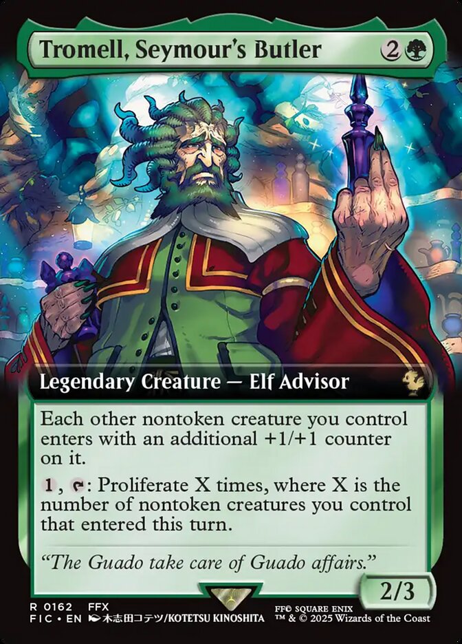 Tromell, Seymour's Butler, Final Fantasy Commander Card Art