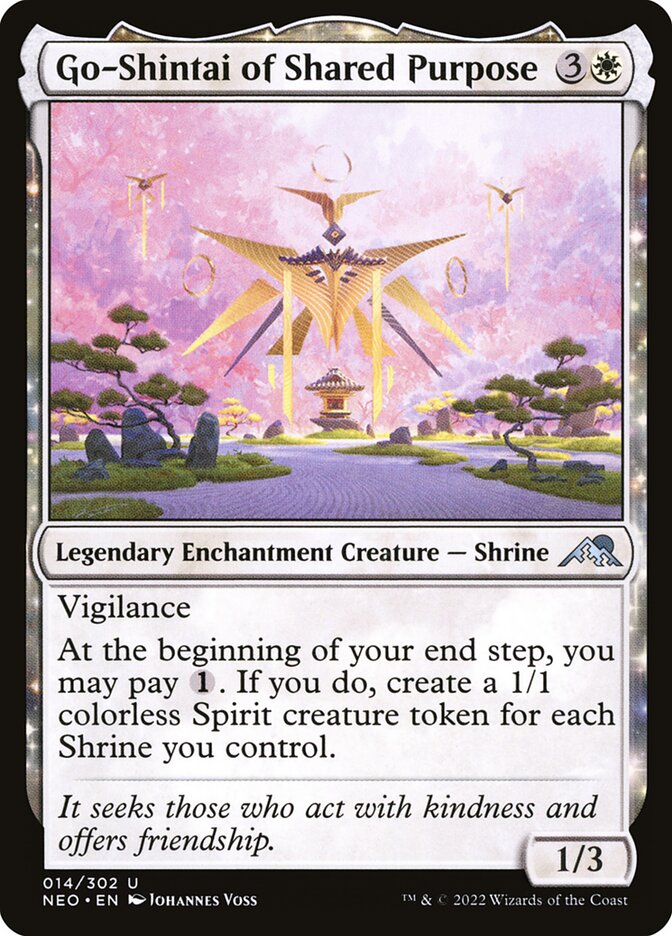 Go-Shintai of Shared Purpose, Kamigawa: neon dynasty Card Art