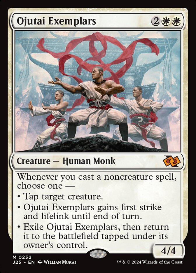 Ojutai Exemplars, Foundations jumpstart Card Art