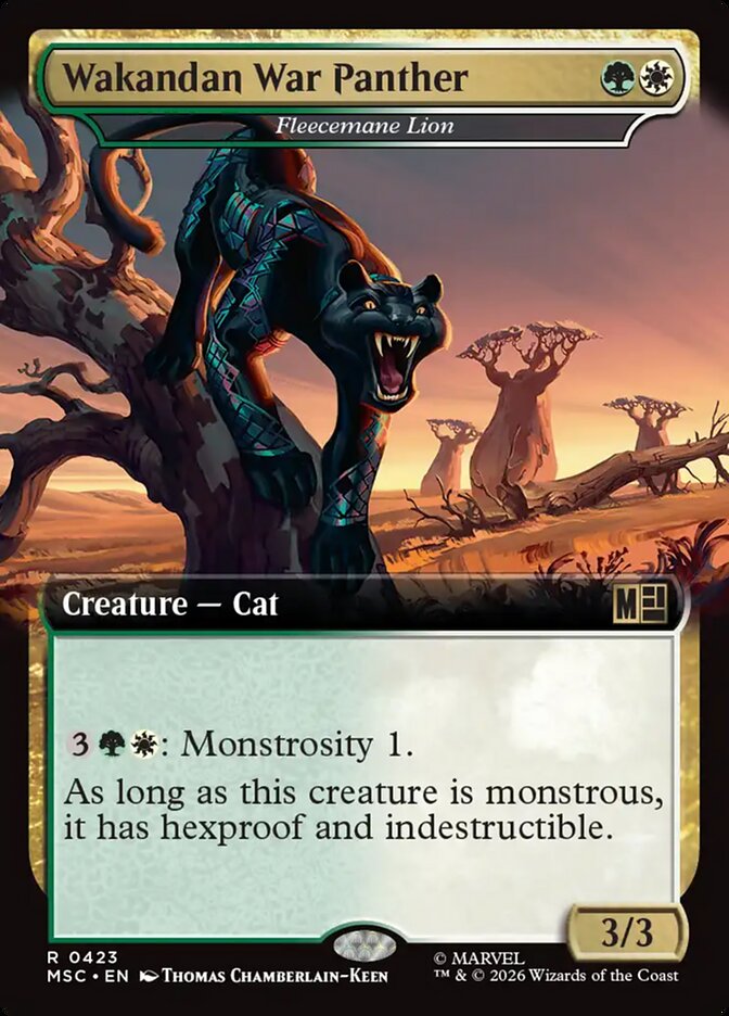 Fleecemane Lion, Marvel Super Heroes Commander Card Art