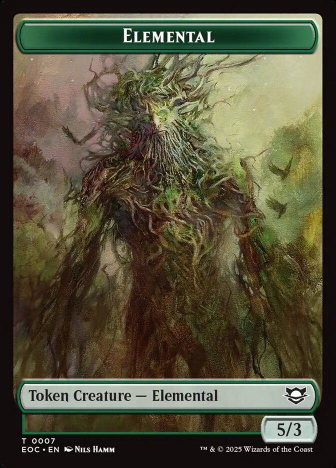 Elemental, Edge Of Eternities Commander Tokens Card Art