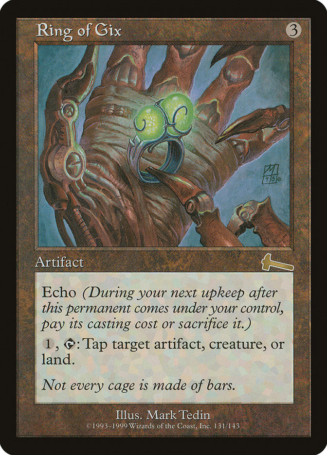 Ring of Gix, Urza's legacy Card Art