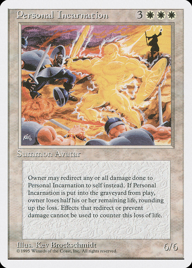 Personal Incarnation, Fourth edition Card Art