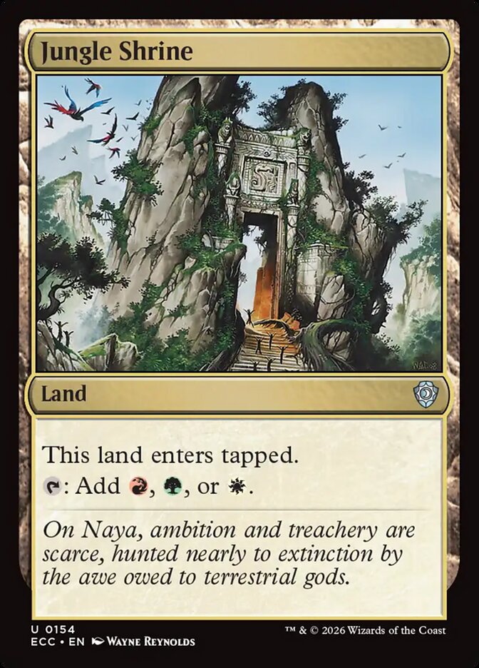 Jungle Shrine, Lorwyn Eclipsed Commander Card Art