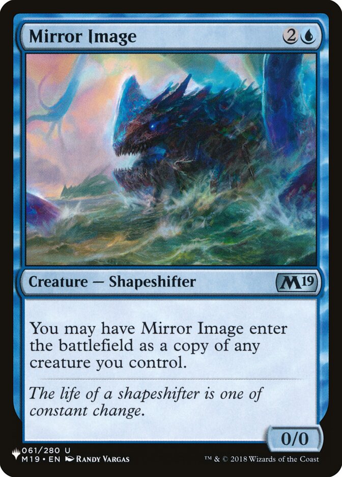 Mirror Image, The List Card Art