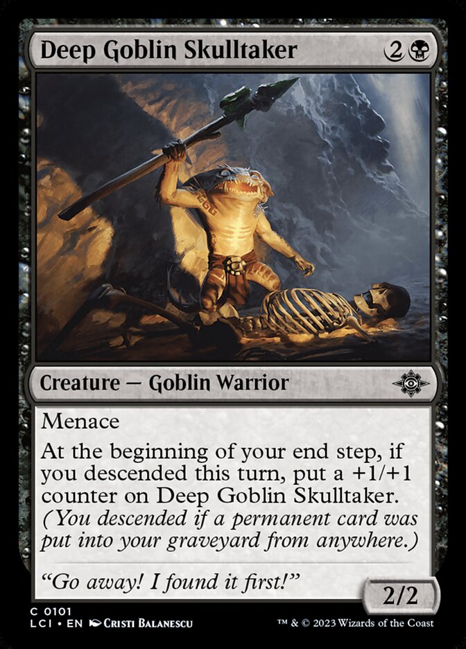Deep Goblin Skulltaker, The lost caverns of ixalan Card Art
