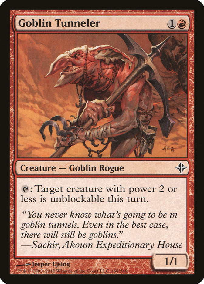 Goblin Tunneler, Rise Of The Eldrazi Card Art