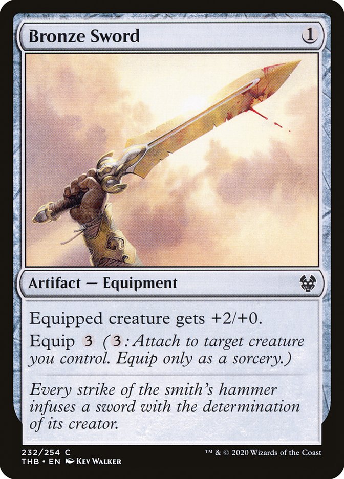 Bronze Sword, Theros beyond death Card Art