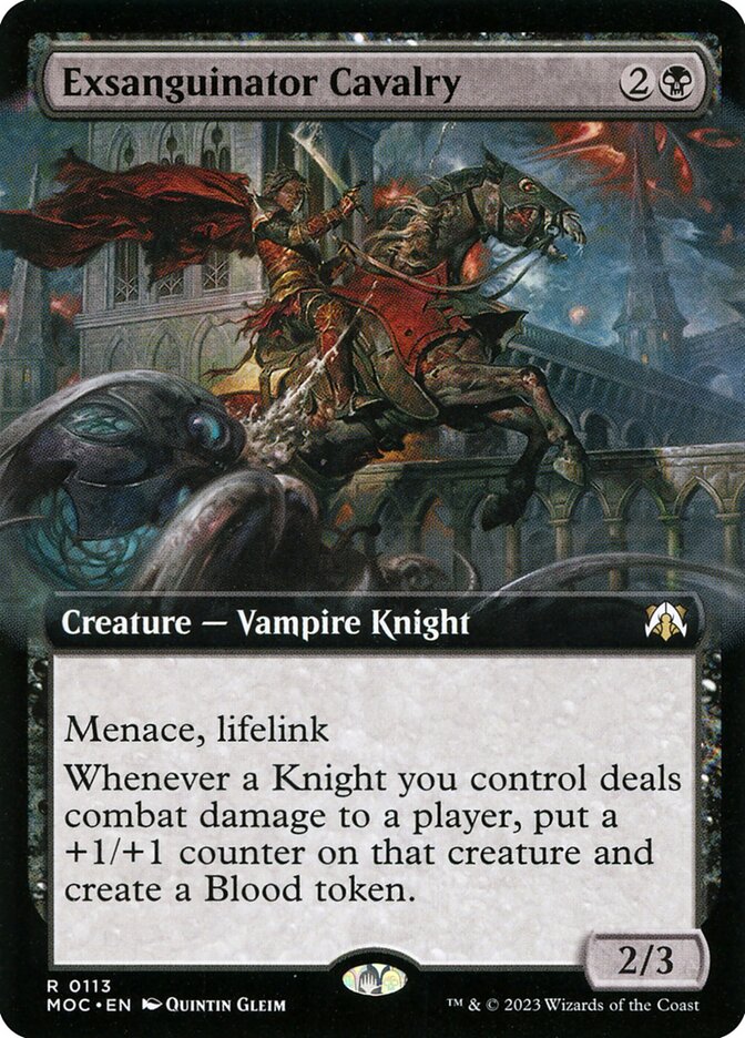 Exsanguinator Cavalry, March Of The Machine Commander Card Art