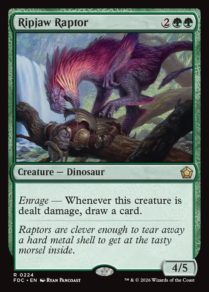 Ripjaw Raptor, Foundations Commander Card Art