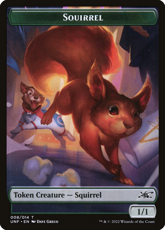 Squirrel, Unfinity Tokens Card Art