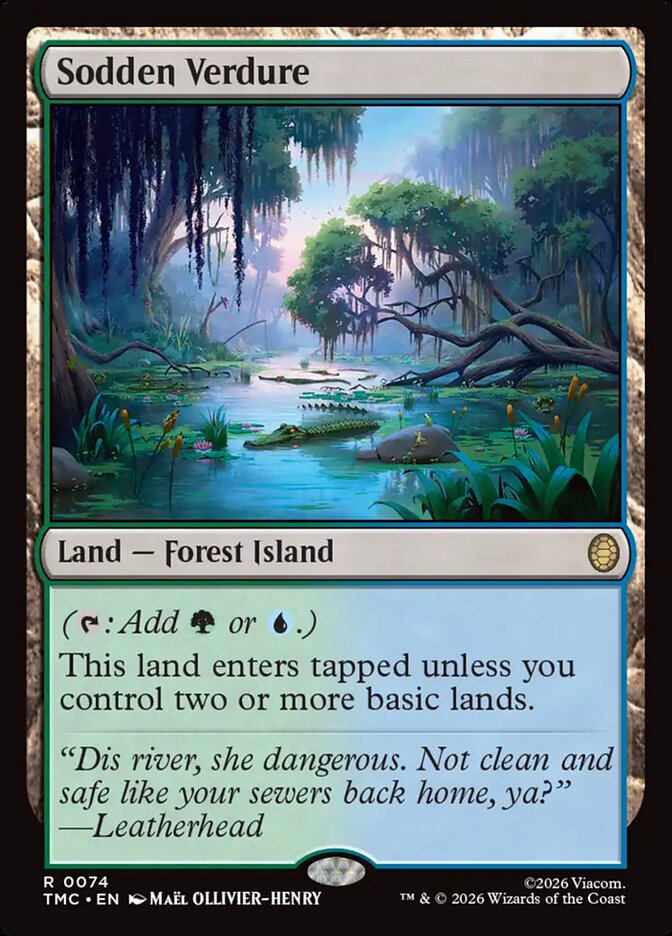 Sodden Verdure, Teenage Mutant Ninja Turtles Eternal Card Art