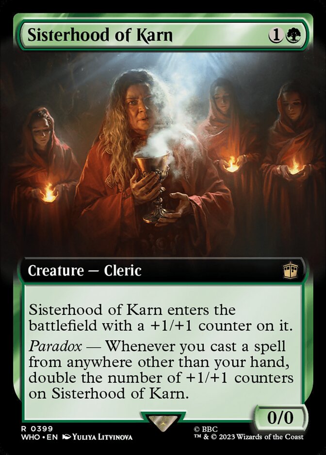 Sisterhood of Karn, Doctor who Card Art
