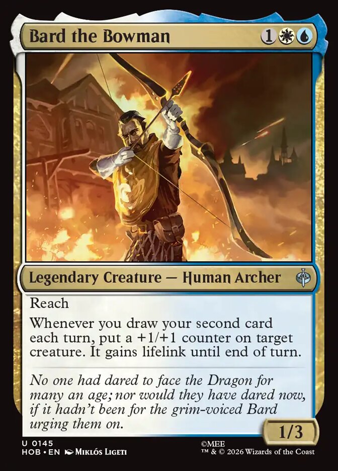 Bard the Bowman, The Hobbit Card Art