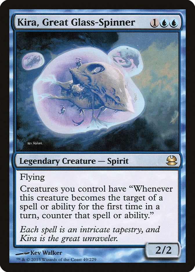 Kira, Great Glass-Spinner, Modern Masters Card Art
