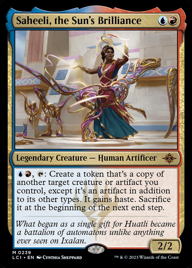 Saheeli, the Sun's Brilliance, The Lost Caverns Of Ixalan Card Art