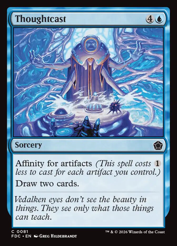 Thoughtcast, Foundations Commander Card Art