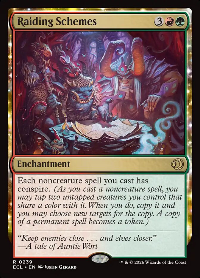 Raiding Schemes, Lorwyn Eclipsed Card Art