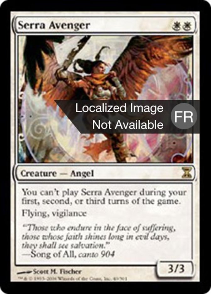Serra Avenger, Time Spiral Card Art