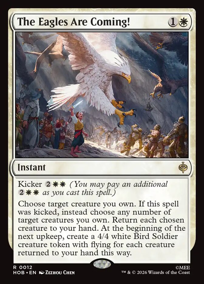 The Eagles Are Coming!, The Hobbit Card Art
